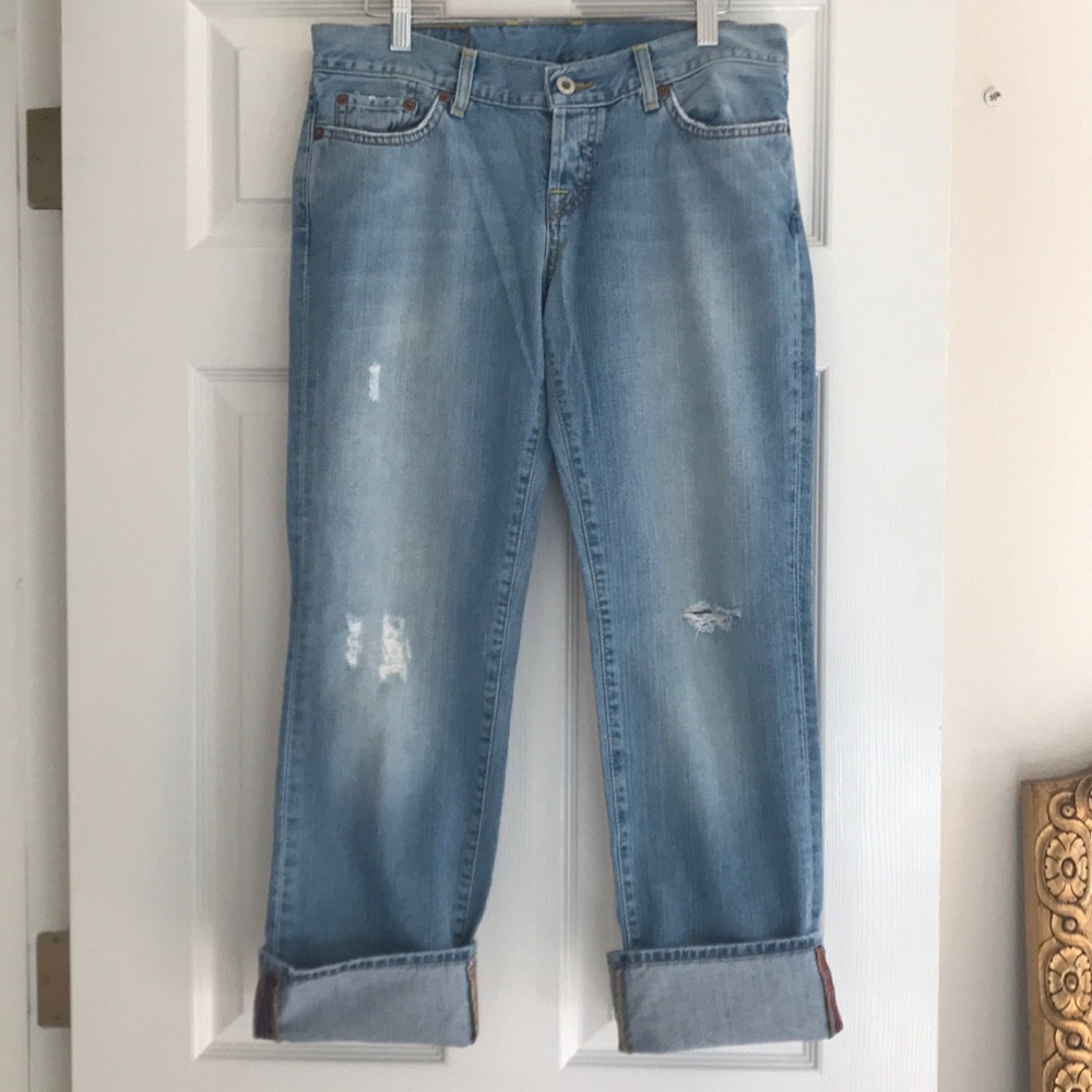 Lucky Brand Sweet Dream Cuffed Crop Jeans